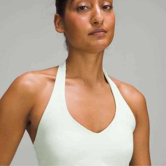 NWT- Lululemon- Women’s Align Halter Tank Top Mint Green, Size 14 - Picture 5 of 12